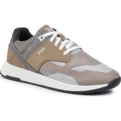 Sneakersy BOSS - Titanium 50422396 10214595 01 Open Beige 280. Szare sneakersy męskie Boss, bez zapięcia. Za 849,00 zł.