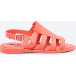 Melissa - Sandały Boemia. Pomarańczowe klapki damskie Melissa, bez wzorów, z gumy, bez obcasa, na obcasie. W wyprzedaży za 129,90 zł.