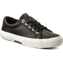 Tenisówki LAUREN RALPH LAUREN - Jolie 802650319001 Black. Czarne półbuty damskie Lauren Ralph Lauren, bez wzorów, ze skóry, bez zapięcia. W wyprzedaży za 269,00 zł.