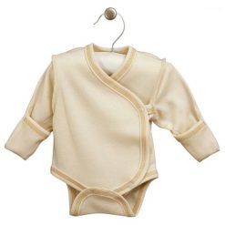 Lorita ekologiškos medvilnės smėlinukas „Ankstukai", 38-50 cm, art. 1410. Szare body niemowlęce Lorita, bez wzorów, bez rękawów. Za 54,54 zł.