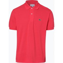 Lacoste - Męska koszulka polo, różowy. Różowe koszulki męskie Lacoste, s, z aplikacjami, z bawełny, klasyczne, bez rękawów. Za 299,95 zł.