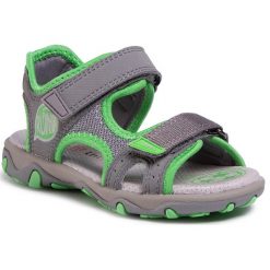 Sandały SUPERFIT - 6-09468-20 S Grau/Grün. Szare sandały chłopięce Superfit, ze skóry ekologicznej, bez zapięcia. Za 229,00 zł.
