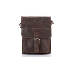Męska torba skórzana listonoszka paolo peruzzi adventure brązowa. Pomarańczowe torby męskie skórzane marki Paolo Peruzzi, w paski, ze skóry, eleganckie. Za 241,89 zł.