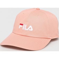 Fila - Czapka. Fioletowe czapki damskie Fila, bez wzorów, z bawełny. Za 139,90 zł.