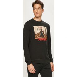 Jack & Jones - Bluza. Szare bluzy męskie Jack & Jones, xl, z nadrukiem, z bawełny, z okrągłym kołnierzem, bez rękawów, bez kaptura. W wyprzedaży za 129,90 zł.