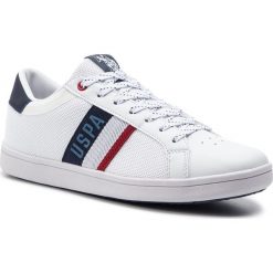 Sneakersy U.S. POLO ASSN. - Icon Mesh JARED4052S9/MY1 Whi/Dkbl. Białe sneakersy męskie U.S. Polo Assn., na co dzień, bez wzorów, ze skóry ekologicznej, eleganckie, bez zapięcia. W wyprzedaży za 209,00 zł.