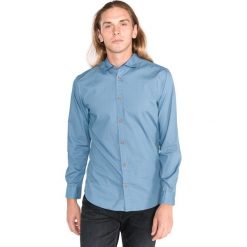 Jack & Jones Portland Koszula Niebieski. Niebieskie koszule męskie Jack & Jones, l, bez wzorów, z elastanu, bez kołnierzyka, z długim rękawem. Za 178,95 zł.