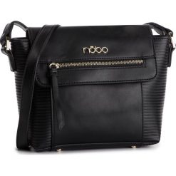 Torebka NOBO - NBAG-D1850-C020 Czarny. Czarne listonoszki damskie Nobo, na co dzień, bez wzorów, ze skóry ekologicznej, eleganckie, bez dodatków. W wyprzedaży za 99,00 zł.