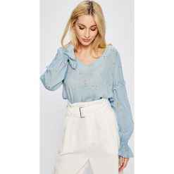 Answear - Bluzka Garden of Dreams. Szare bluzki nietoperze marki TOMMY HILFIGER, m, z nadrukiem, z bawełny, casualowe, z okrągłym kołnierzem. W wyprzedaży za 79,90 zł.