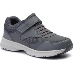 Sneakersy GEOX - J Hoshiko B. A J845GA 0BC14 C0068 D Dk Grey/Blue. Szare trampki chłopięce Geox, bez wzorów, ze skóry ekologicznej, na rzepy. W wyprzedaży za 189,00 zł.
