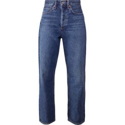 Agolde 90 S MID RISE LOSE FIT Jeansy Relaxed Fit placebo. Niebieskie jeansy damskie marki Agolde, s, bez wzorów, z bawełny. Za 1049,00 zł.