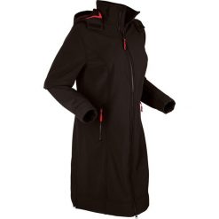 Płaszcz funkcyjny softshell bonprix czarny. Czarne płaszcze damskie bonprix, s, z materiału, sportowe. Za 199,99 zł.