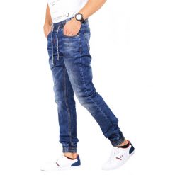 Spodnie męskie joggery jeansowe Recea. Spodnie męskie Recea, na zimę, s, bez wzorów, z bawełny. Za 139,99 zł.