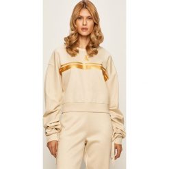Patrizia Pepe - Bluza. Brązowe bluzy damskie Patrizia Pepe, s, z nadrukiem, z elastanu, bez rękawów, bez kaptura. Za 899,90 zł.