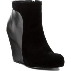 Buty zimowe damskie: Botki KAZAR – Gaspara 30423-05-00 Czarny