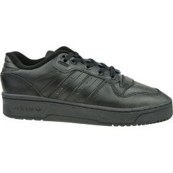 Adidas Rivalry Low EF8730 buty sneakers męskie czarne 43 1/3. Czarne buty sportowe męskie Adidas, z jeansu, z paskami. W wyprzedaży za 299,99 zł.