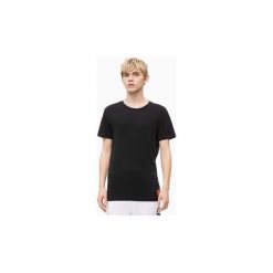 T-shirty z krótkim rękawem Calvin Klein Jeans J30J309616 HEM LOGO. Czarne t-shirty męskie Calvin Klein Jeans, s, bez wzorów, z jeansu, bez kołnierzyka, krótkie. Za 122,65 zł.