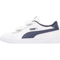 Puma SMASH V2 L V PS Tenisówki i Trampki white/peacoat. Białe trampki dziewczęce Puma, z gumy. Za 149,00 zł.