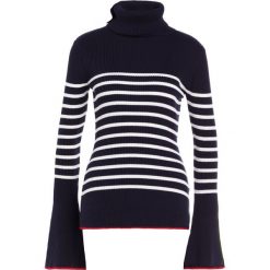 Swetry klasyczne damskie: Each x Other STRIPED TURTLE NECK Sweter navy