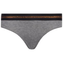 Figi klasyczne Emporio Armani Underwear 164213 9A232 06749. Szare figi damskie Emporio Armani Underwear, s, bez wzorów, z elastanu. W wyprzedaży za 99,00 zł.