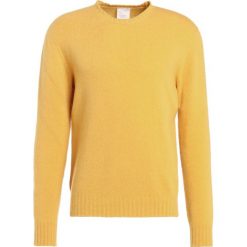 Swetry klasyczne męskie: 120% Cashmere Sweter zafferano