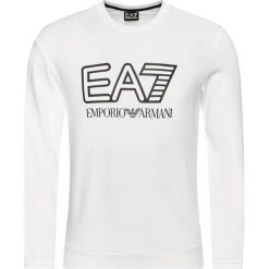 Bluza EA7 Emporio Armani 6HPM60 PJ05Z 1100. Białe bluzy męskie EA7 Emporio Armani, xl, bez wzorów, z bawełny, bez kołnierzyka, bez rękawów, bez kaptura. Za 419,00 zł.
