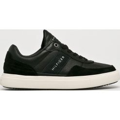 Tommy Hilfiger - Buty. Czarne halówki męskie marki TOMMY HILFIGER, z materiału. W wyprzedaży za 369,90 zł.
