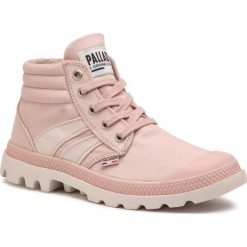 Trapery PALLADIUM - Retro Lite Supply 76208-649-M Rose Smoke. Różowe trapery damskie Palladium, z tworzywa sztucznego, retro, bez obcasa, bez zapięcia. W wyprzedaży za 249,00 zł.