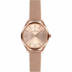 Frederic Graff Kanjut Sar Rose Gold Fine Mesh Watch FCE-3214. Czerwone zegarki damskie Frederic Graff, złote. W wyprzedaży za 234,00 zł.