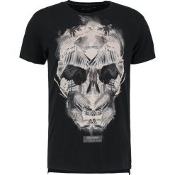 T-shirty męskie z nadrukiem: Religion WINGS SKULL TEE Tshirt z nadrukiem black