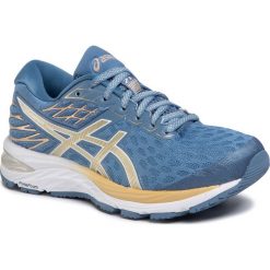 Buty ASICS - Gel-Cumulus 21 1012676 Grey Floss/Champagne 400. Niebieskie buty sportowe damskie Asics, bez wzorów, z tworzywa sztucznego, sportowe, do biegania. Za 579,00 zł.