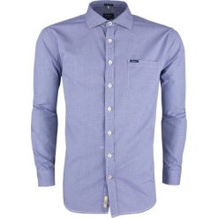 Koszula Pepe Jeans Horn. Niebieskie koszule męskie Pepe Jeans, m, z aplikacjami, z jeansu, klasyczne, z klasycznym kołnierzykiem, z długim rękawem. Za 159,00 zł.