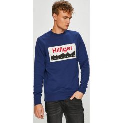 Tommy Hilfiger - Bluza. Szare bluzy męskie TOMMY HILFIGER, s, z nadrukiem, z bawełny, z okrągłym kołnierzem, bez rękawów, bez kaptura. W wyprzedaży za 299,90 zł.