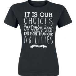 Bluzki asymetryczne: Harry Potter Our Choices - Dumbledore Koszulka damska czarny