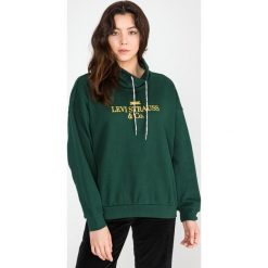 Levi's® Sadie Funnel Bluza Zielony. Zielone bluzy damskie s, z haftami, z bawełny, bez rękawów, bez kaptura. Za 326,95 zł.