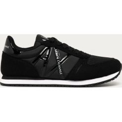 Armani Exchange - Buty. Czarne buty sportowe damskie Armani Exchange, z gumy. Za 489,90 zł.