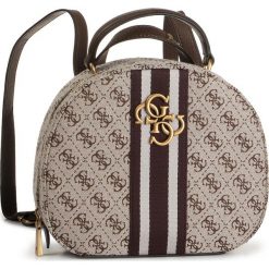 Plecak GUESS - Viola (SB) HWSB74 48310 BRO. Pomarańczowe plecaki damskie Guess, z aplikacjami, z materiału, eleganckie. W wyprzedaży za 469,00 zł.