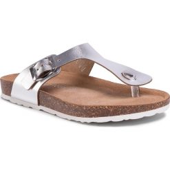 Japonki MARCO TOZZI - 2-27400-24 Silver 941. Szare klapki damskie Marco Tozzi, bez wzorów, ze skóry, bez obcasa. Za 169,00 zł.