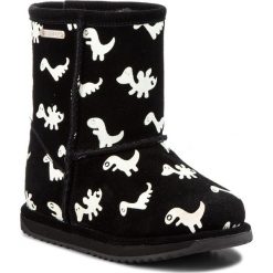 Buty EMU AUSTRALIA - Brumby Dino K11828 Black. Czarne śniegowce dziewczęce EMU Australia, bez zapięcia. W wyprzedaży za 279,00 zł.