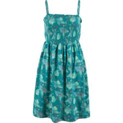 Sukienka shirtowa bonprix kobaltowy turkusowy z nadrukiem. Niebieskie sukienki damskie bonprix, z nadrukiem, bez kołnierzyka, bez rękawów. Za 54,99 zł.