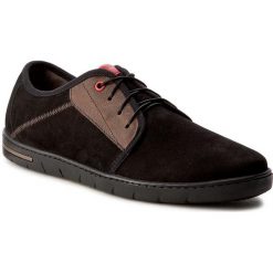 Półbuty SERGIO BARDI - Donato FS127226017GR 401. Czarne półbuty męskie Sergio Bardi, na co dzień, bez wzorów, ze skóry, bez zapięcia. W wyprzedaży za 179,00 zł.