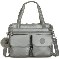 Torba "Maric" w kolorze szarym na laptop - 39,5 x 30 x 11 cm. Szare torby na laptopa Kipling, w paski, z poliesteru. W wyprzedaży za 259,95 zł.