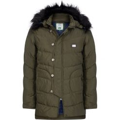 Płaszcz zimowy w kolorze khaki. Brązowe płaszcze męskie Sir Raymond Taylor, na zimę, xxl, z aplikacjami, bez kaptura. W wyprzedaży za 339,95 zł.