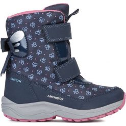 Geox buty zimowe dziewczęce Kuray 34 niebieskie. Niebieskie buty dziewczęce zimowe Geox, bez zapięcia. Za 349,00 zł.