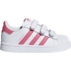 Buty adidas Superstar CF I (CG6638). Różowe buty dziewczęce sportowe Adidas, na wiosnę, bez wzorów, ze skóry, bez zapięcia, adidas superstar. Za 199,99 zł.