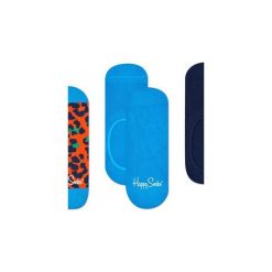 Skarpetki Happy Socks - 3-Pak Liner (LEO18-2000). Niebieskie skarpetki męskie marki Happy Socks, w kolorowe wzory, z bawełny. Za 63,90 zł.