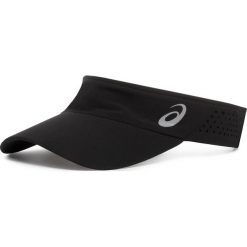 Daszek ASICS - Prfm Visor 3013A278 Performance Black 001. Czarne czapki męskie Asics, bez wzorów, z elastanu. Za 79,00 zł.