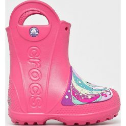 Crocs - Kalosze dziecięce. Różowe kalosze dziewczęce Crocs. Za 159,90 zł.