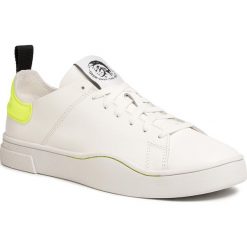 Sneakersy DIESEL - S-Clever Ls Y01983 P3144 H7328 Star White/Yellow Fl. Białe sneakersy męskie Diesel, bez zapięcia. W wyprzedaży za 489,00 zł.