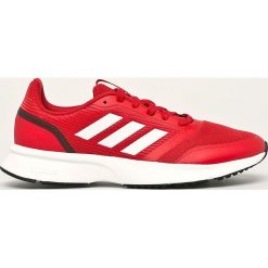 Adidas - Buty Nova Flow. Czerwone sneakersy męskie Adidas, z materiału, na sznurówki. W wyprzedaży za 199,90 zł.